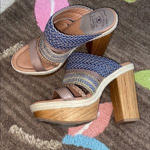 Lucky Brand espadrille platform heel size 8.5